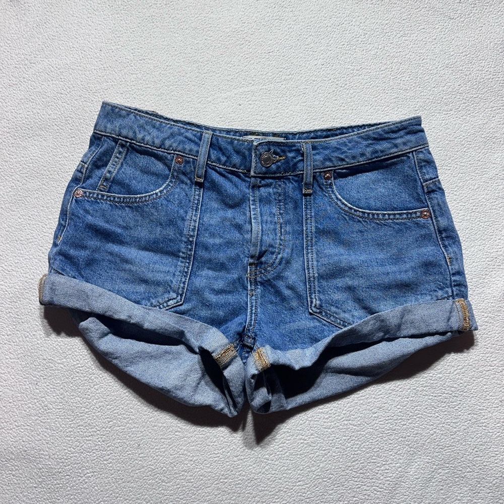 Free People Classic Blue Denim Women's Shorts